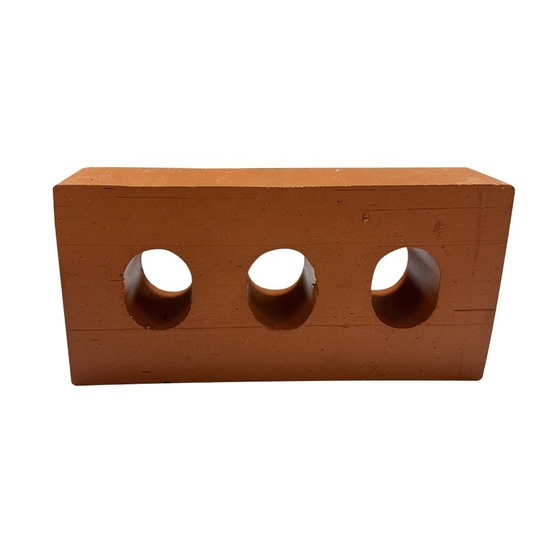 800 Centigrade nhiệt cách nhiệt nhà Terracotta xây dựng khối vật liệu trang trí hình chữ nhật rỗng gạch lỗ bên ngoài