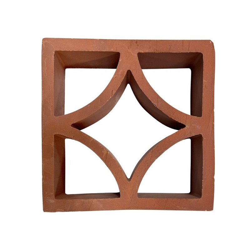 7% hấp thụ Terracotta mặt tiền bảng breezeway gạch trong thiết kế cổ điển cho trang trí vườn gạch trang trí