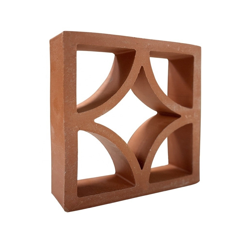 7% hấp thụ Terracotta mặt tiền bảng breezeway gạch trong thiết kế cổ điển cho trang trí vườn gạch trang trí