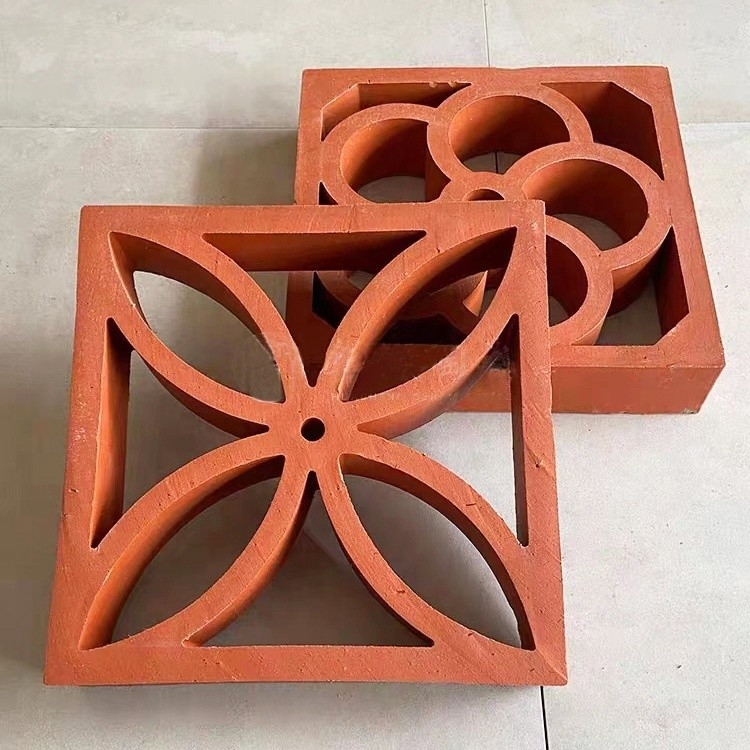 800 Centigrade nhiệt cách nhiệt Đỏ lửa gốm veneer gạch cho thiết kế tường bên ngoài cổ điển phong cách thiết kế cổ điển