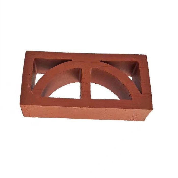 Kích thước chung 240 * 120 * 60mm gốm thủ công Đồ gạch thép thông gió Ống cách nhiệt lên đến 800 ° C cho mặt tiền tấm vườn