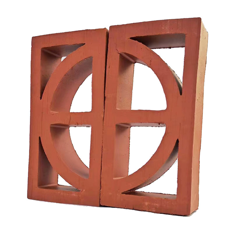 Kích thước chung 240 * 120 * 60mm gốm thủ công Đồ gạch thép thông gió Ống cách nhiệt lên đến 800 ° C cho mặt tiền tấm vườn
