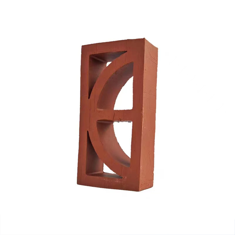 Kích thước chung 240 * 120 * 60mm gốm thủ công Đồ gạch thép thông gió Ống cách nhiệt lên đến 800 ° C cho mặt tiền tấm vườn