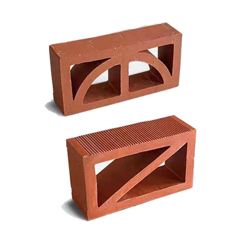 Kích thước chung 240 * 120 * 60mm gốm thủ công Đồ gạch thép thông gió Ống cách nhiệt lên đến 800 ° C cho mặt tiền tấm vườn