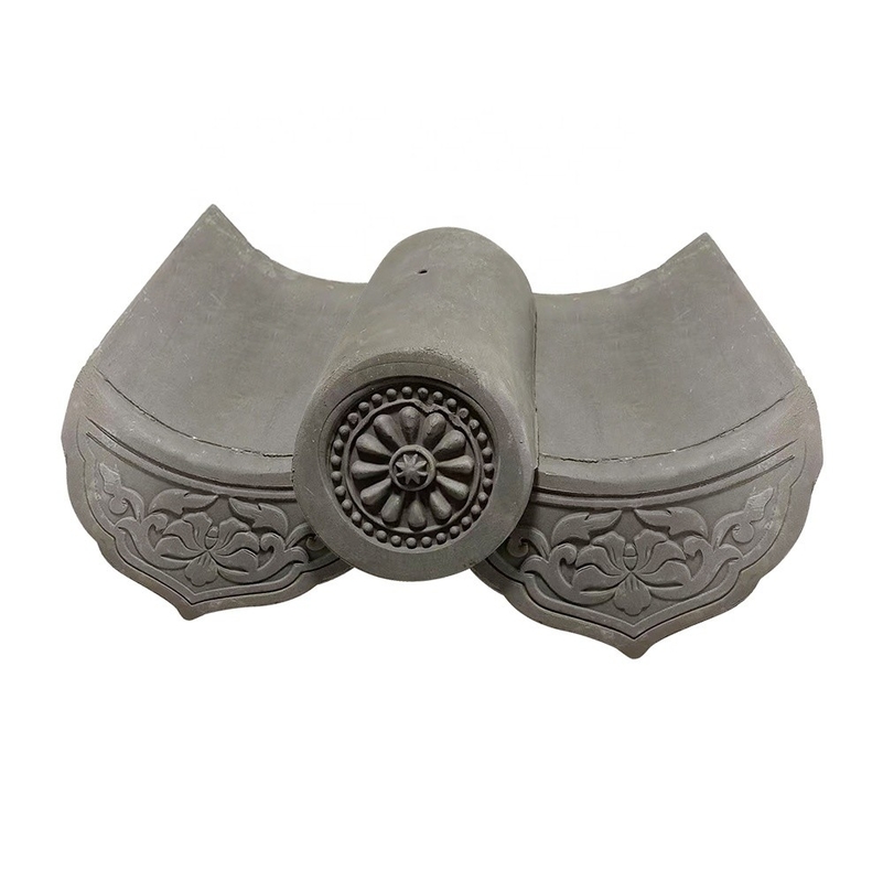 180 * 180mm Sức mạnh nén 1500N gạch mái nhà Trung Quốc cho đền thờ Phật giáo Vật liệu truyền thống