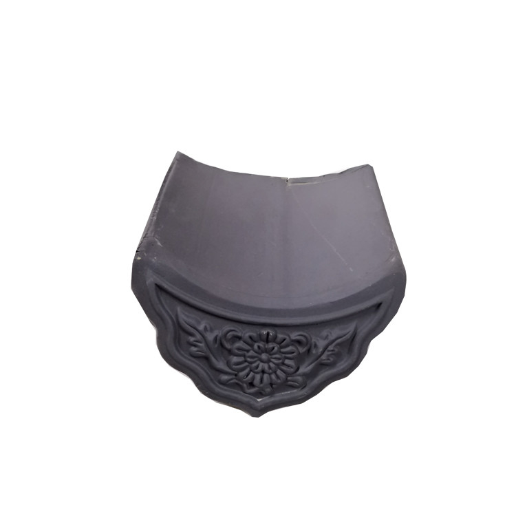 Gạch và phụ kiện mái nhà đất sét chùa truyền thống Trung Quốc 6% Thấm nước cho nhu cầu vật liệu xây dựng truyền thống