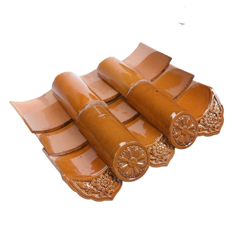 180 * 180 Cổng vòm đền thờ Trung Quốc Phong cách retro Lớp gạch gốm gốm giả cho cấu trúc bê tông
