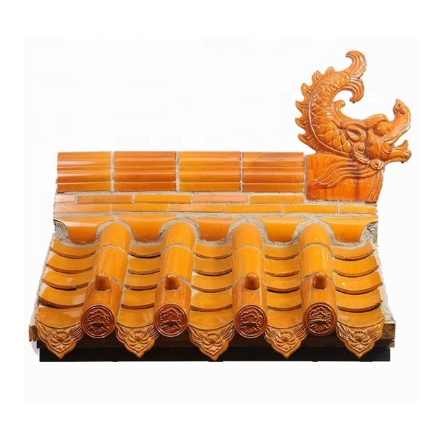 180 * 180 Cổng vòm đền thờ Trung Quốc Phong cách retro Lớp gạch gốm gốm giả cho cấu trúc bê tông