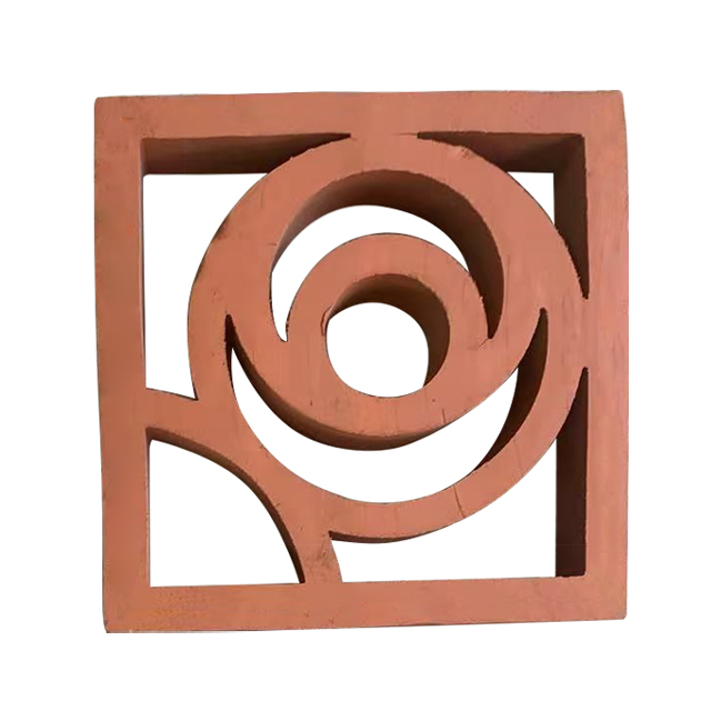 Gạch ốp tường ngoài trời thiết kế mới để trang trí hàng rào, gạch terracotta thông gió