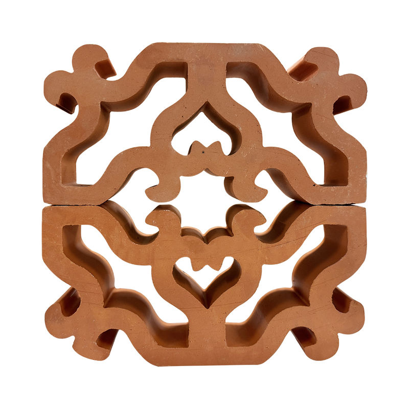 Xây dựng đất sét Bạch cầu gió đỏ đồ trang trí gạch đục tường ngăn