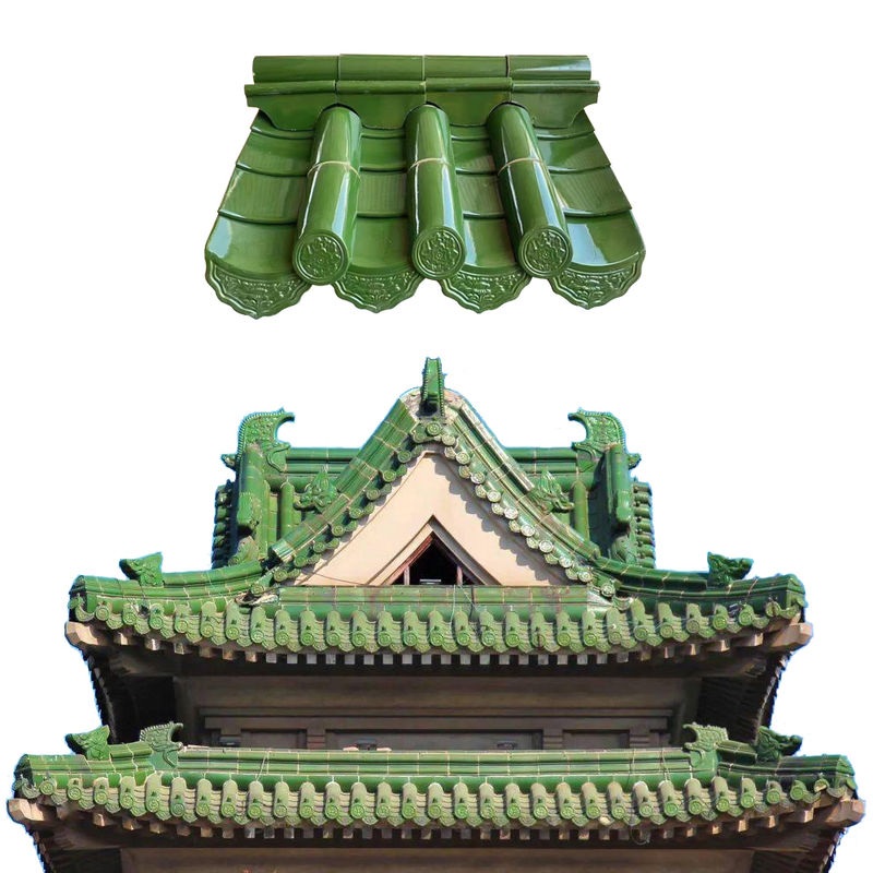 Phong cách châu Á Trung Quốc cổ kính kính mái nhà cho nhà hàng Khách sạn mái nhà thờ