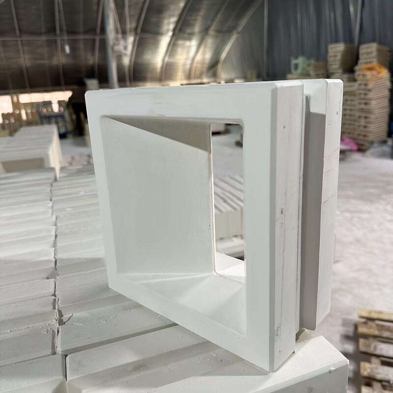 Tường ngăn bằng khối bê tông hoa văn hình học hiện đại, khối bê tông, mặt tiền kiến trúc, tường che chắn riêng tư