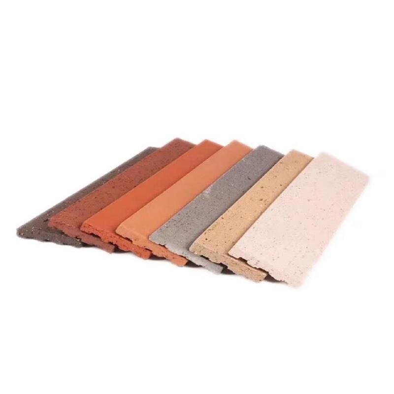 Clay Splitting Matte Bricks Clinker Tiles for House Facades Bức tường trang trí ngoài trời Terracotta Bricks