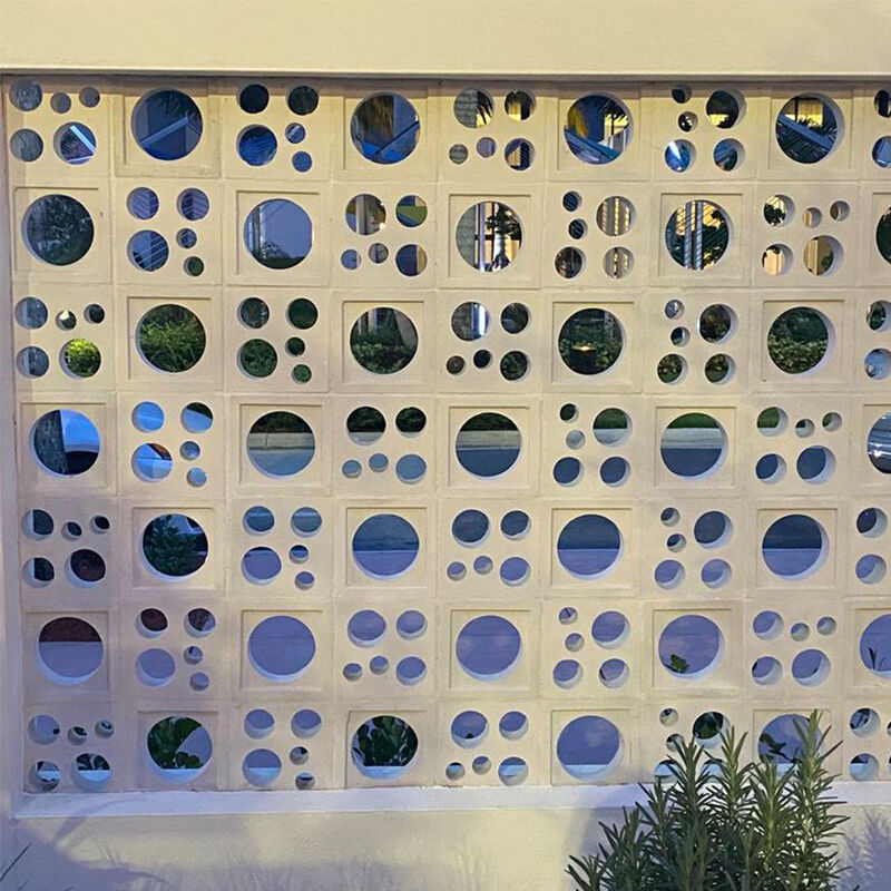 Khối màn hình bê tông xi măng rào rỗng gạch Breeze Block Nội thất Bên ngoài ngăn ngăn Bức tường