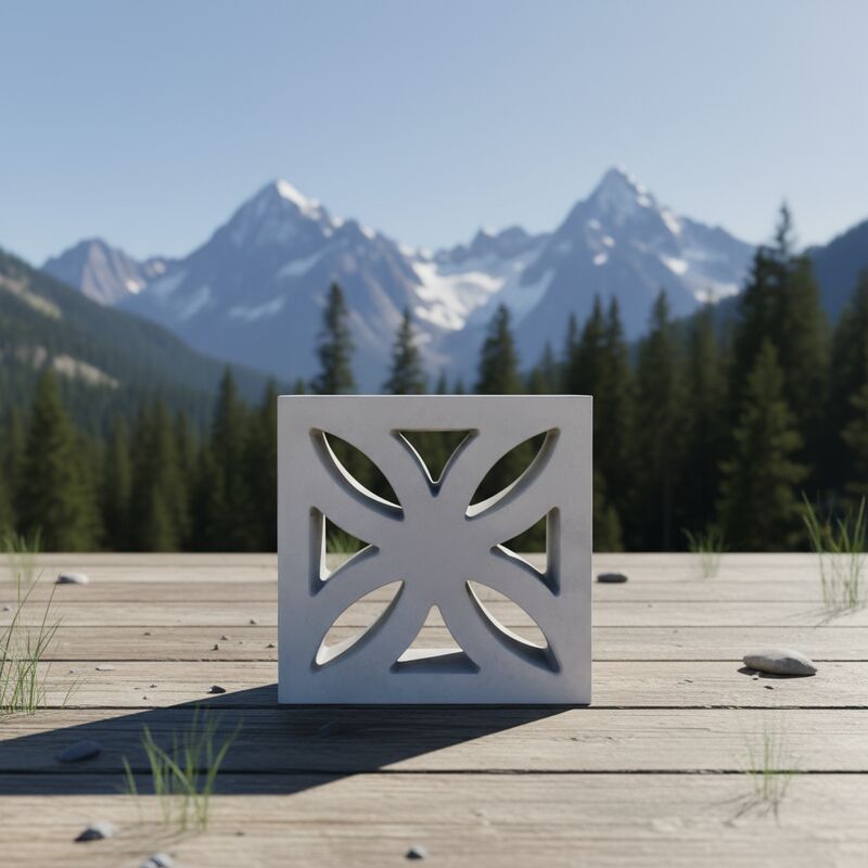 Các đơn vị khối màn hình trang trí gạch lưới rỗng gạch xi măng cho phong cách nội thất / ngăn ngăn nội thất & tường nhấn mạnh