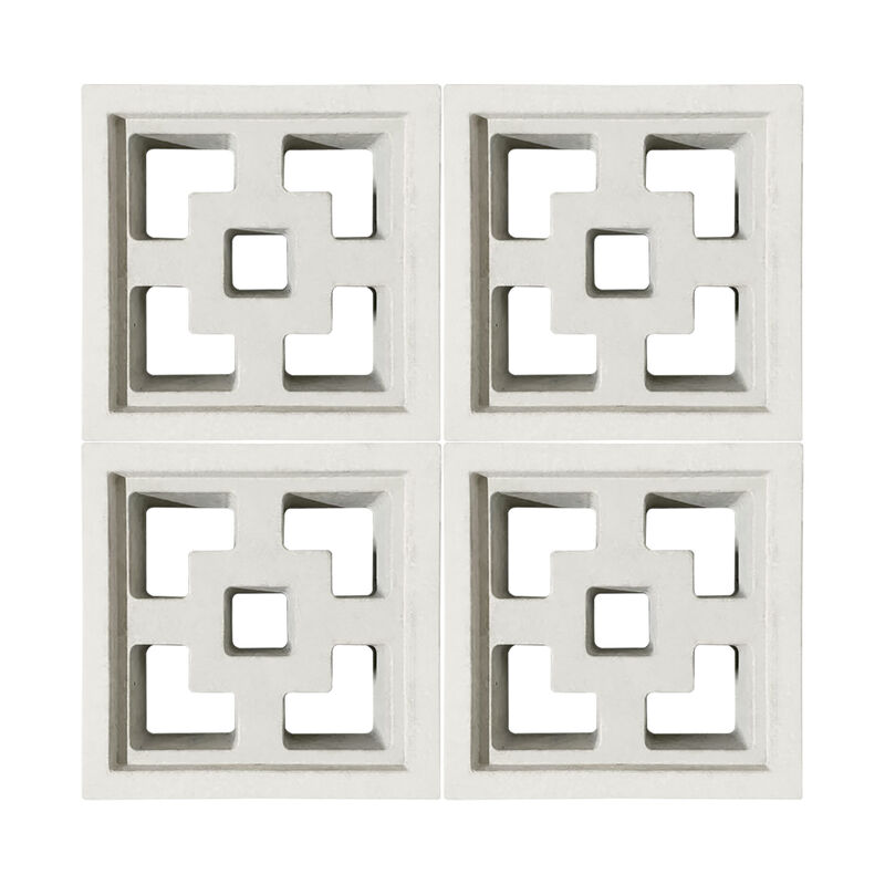 Tường riêng tư thông gió gạch bê tông Brix khối kiến trúc Brix khối cong cho ban công & nhà phố