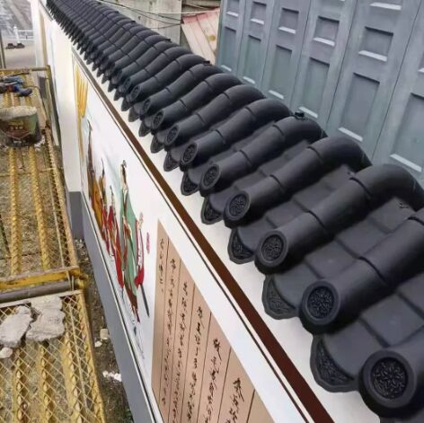 Tấm lợp PP đúc sẵn Trung Quốc Lắp đặt dễ dàng Tường nhà Vật liệu chống thấm Ngói nhựa nhân tạo