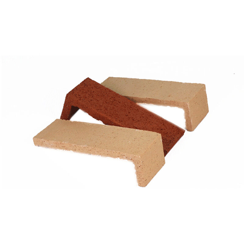 Gạch ốp tường đất sét màu vàng nhạt vân đá, ốp tường ngoại thất phong cách mộc mạc, nhiều màu sắc cho mặt tiền & cảnh quan