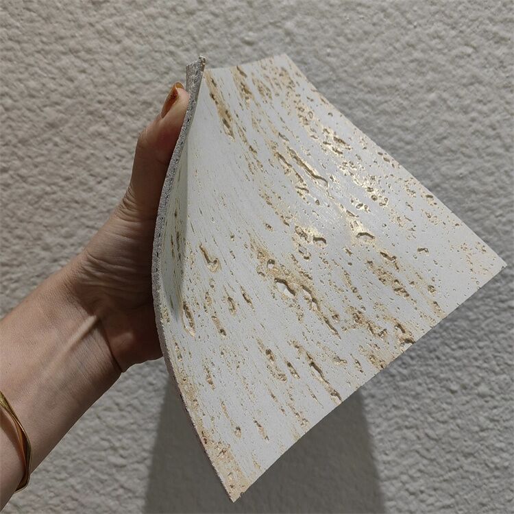 Chất chống cháy Travertine Soft Flexible Clay Wall Tile MCM Wall Cladding Facade Exterior Wall Clinker Brick Slip Tiles cho khách sạn