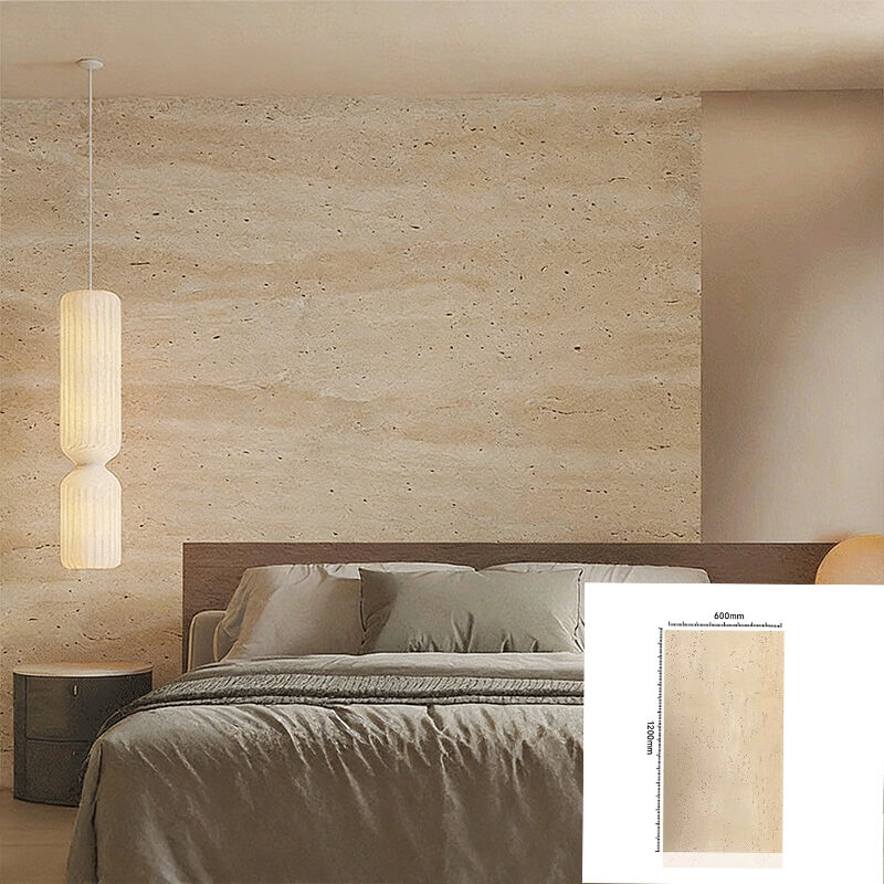 Bảng đá mềm Phân hình tường linh hoạt Lớp gạch Bọc tường cho trang trí tường bên trong / bên ngoài Ranh nhẹ Dễ cài đặt
