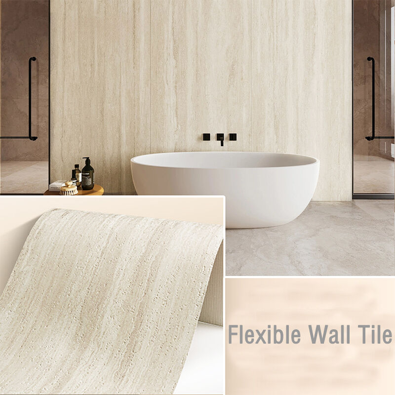 Gạch tường đất sét linh hoạt Đá lớp phủ tấm thân thiện với môi trường Nội thất / bên ngoài trường học biệt thự Khách sạn Thiết kế tường