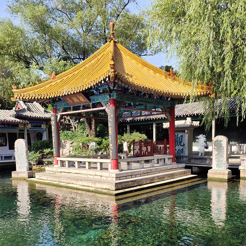 Gạch thủy tinh theo phong cách truyền thống của Trung Quốc Gạch mái gọn gọn gạch gạch gạch gạch gạch gạch cho khu vườn Kiến trúc phong cảnh Đền thờ Nhà trà Trung tâm văn hóa văn hóa