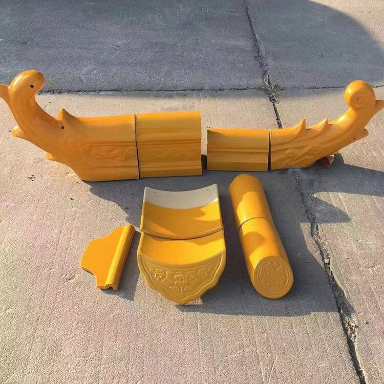 Gạch thủy tinh theo phong cách truyền thống của Trung Quốc Gạch mái gọn gọn gạch gạch gạch gạch gạch gạch cho khu vườn Kiến trúc phong cảnh Đền thờ Nhà trà Trung tâm văn hóa văn hóa