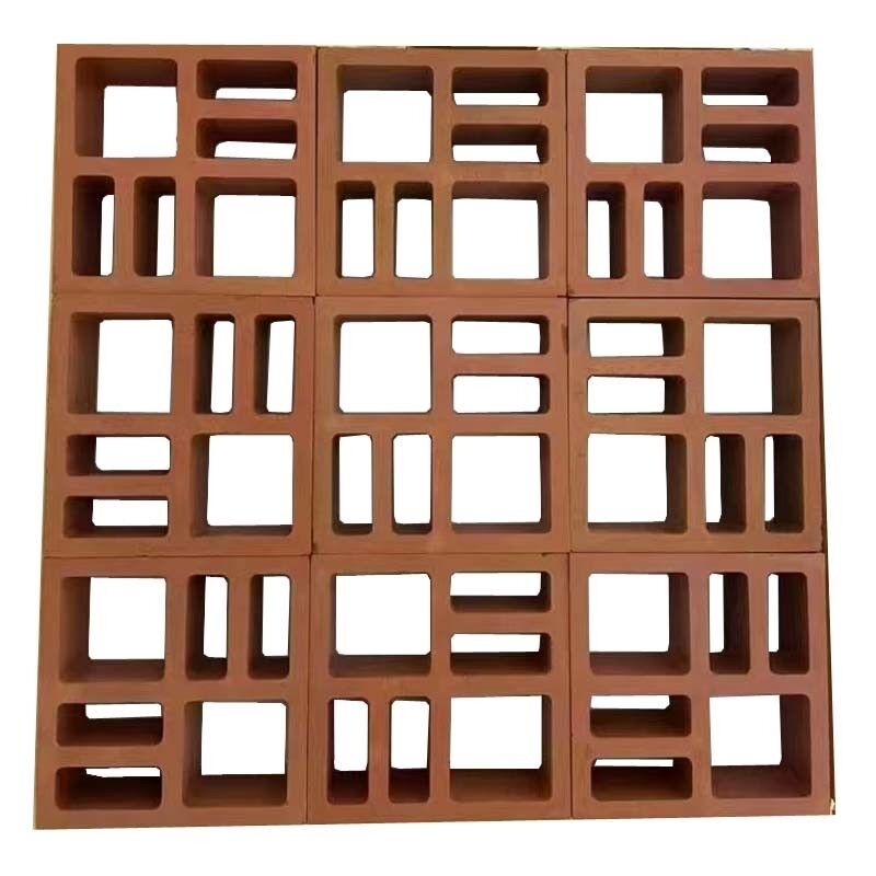 Tấm Gạch Thông Gió Terracotta Thiết Kế Tường Kiến Trúc Gạch Lỗ Trang Trí