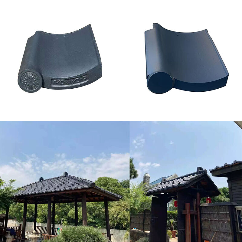 Tấm lợp chống ăn mòn Nhật Bản Phong cách Nhật Bản truyền thống Tấm lợp mái Ngói lợp Kawara Ngói lợp gốm