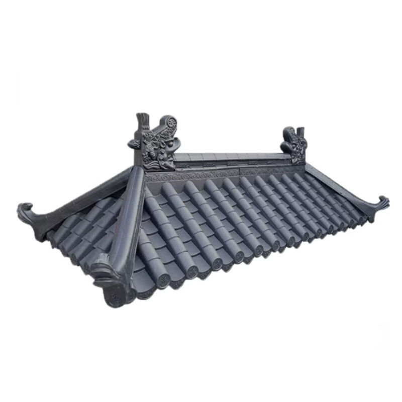 PP nhựa mái lót gạch gốm tổng hợp nhựa mái ván cho nhà biệt thự Gazebo chống nước mái cách nhiệt