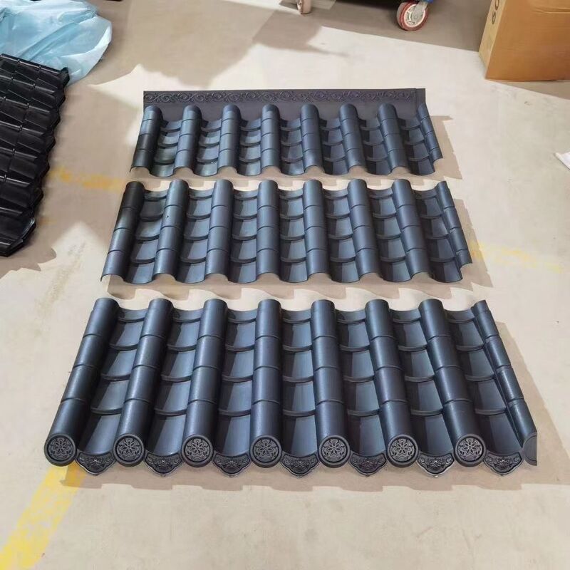 Gạch mái nhà nhựa nhựa nhựa ASA PVC Bảng mái nhà gạch gạch gốm Tìm kiếm nhà ở biệt thự Gazebo mái nhà ngoài trời