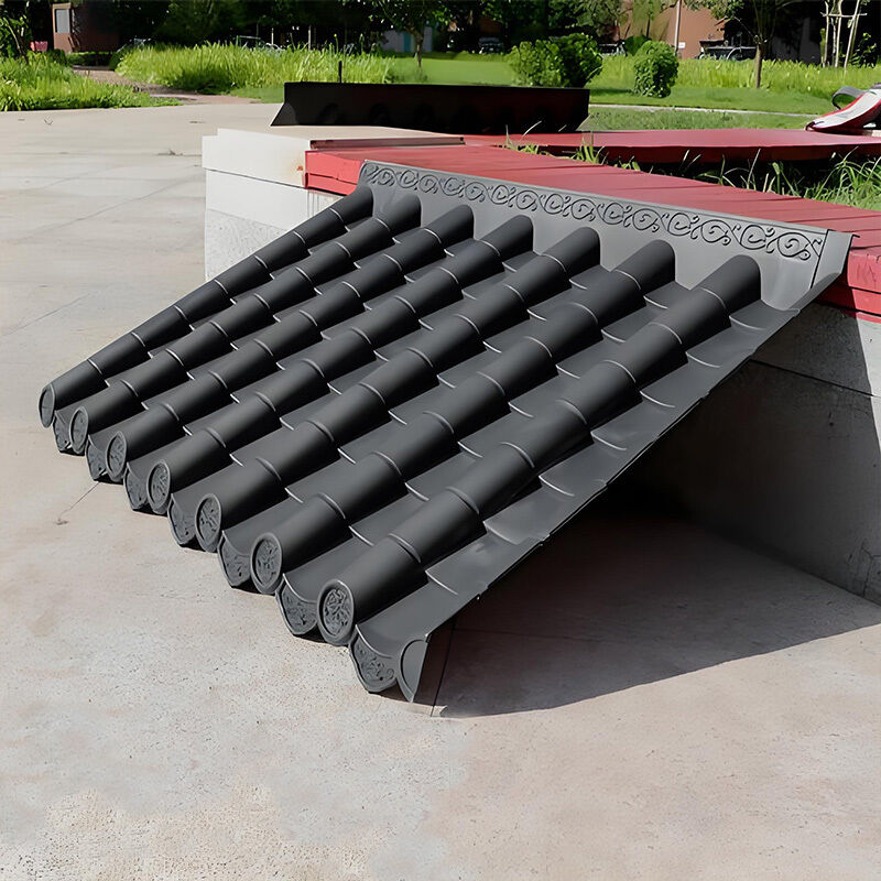 Vật liệu xây dựng mới gạch mái composite PP tấm mái nhà bền lý tưởng cho căn hộ và công viên Trung Quốc phong cách xây dựng