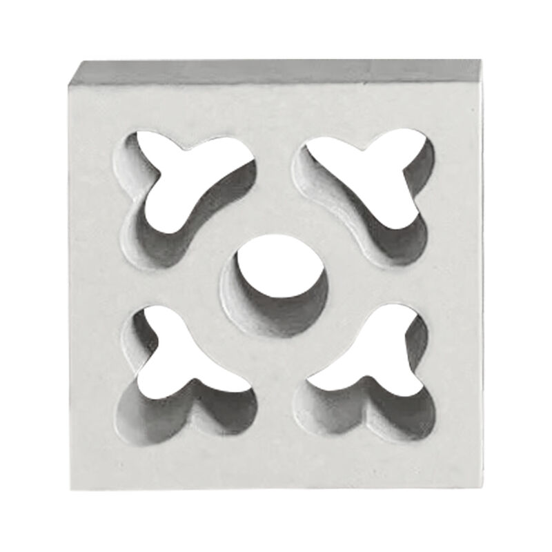 Phân hình đôi Breeze Block Bức tường bê tông Thiết kế màn hình Bức phẳng Cement gốm rỗng cho đồ nội thất cảnh quan