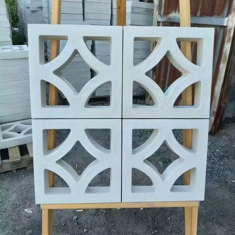 Precast Concrete Breeze Blocks Star Pattern Decorative Breeze Blocks for Screening and Walling Solutions