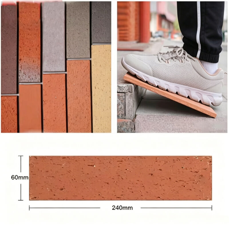 Đồ gạch gốm xây dựng Đồ gạch tường mặt gạch mỏng lò đốt gạch mặt chia gạch cho bức tường bên ngoài biệt thự căn hộ