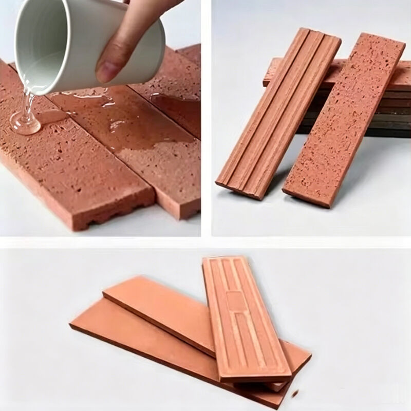 Vật liệu xây dựng trang trí đối mặt với gạch đất sét chia gạch gạch nhựa gạch cho mặt tiền nhà