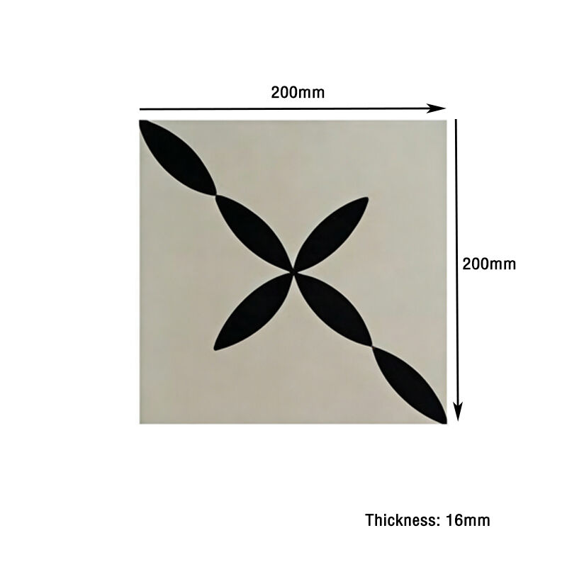 Châu Âu Retro Thẩm Mỹ Xi Măng Ngói Phòng Tắm Nhà Hàng Chống Trơn Trượt Handmade Tường Sàn Sứ Ngói Nhìn Hoa Văn Tùy Chỉnh