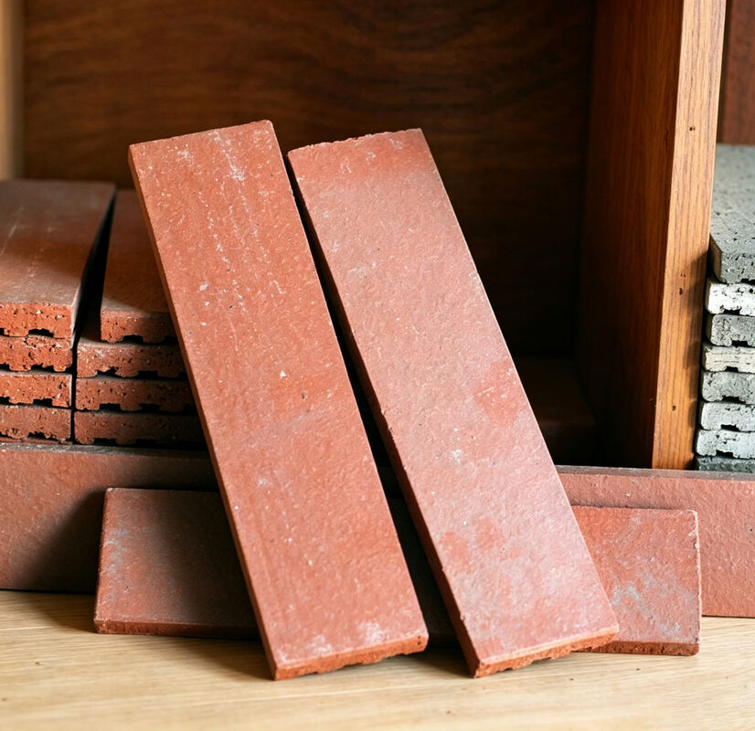 Đồ gạch đất sét phân chia Natural Terracotta Thin Brick Wall Cladding cho trang trí mặt tiền bên ngoài và các dự án kiến trúc