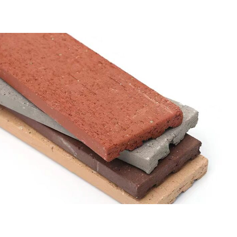 Nautral Terracotta Red Split Face Brick Natural Clay Brick Veneer cho các bức tường bên ngoài Mặt tiền và thiết kế kiến trúc hiện đại