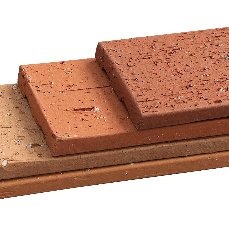 Phân chia tường đối diện gạch Terracotta hình L gạch mỏng trượt trang trí góc gạch veneer cho trụ & góc tường