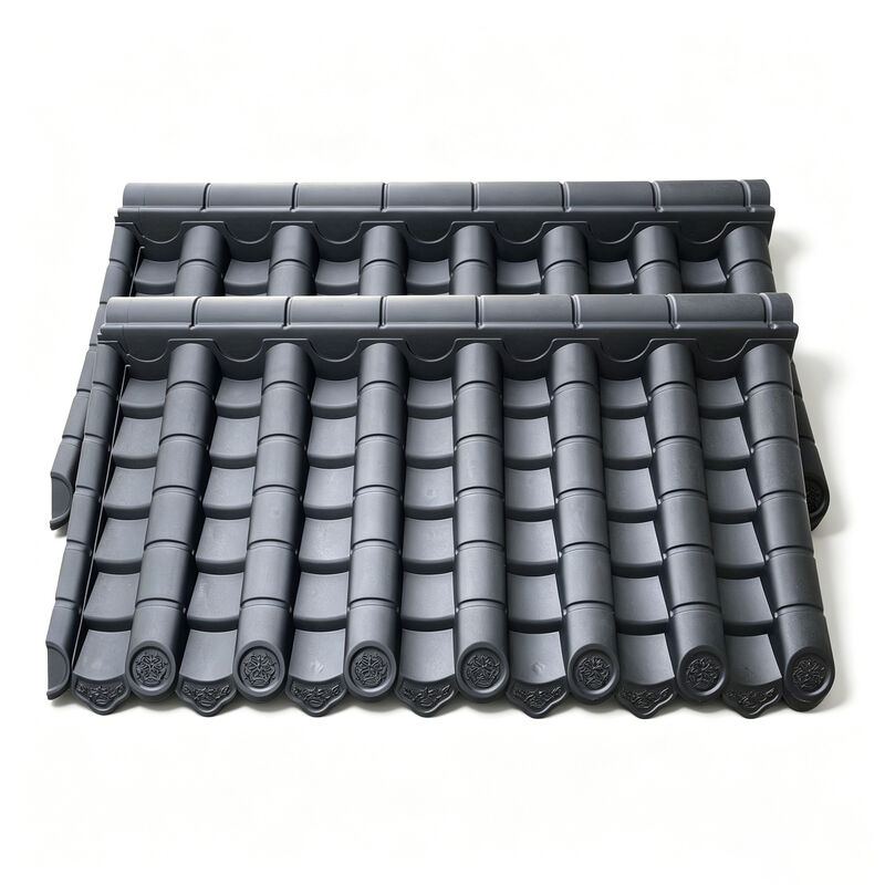 Đèn PP tổng hợp Á Châu Ridge Cap dải chống thời tiết vàng & đỏ & màu đen mái nhà đối phó cho Pavilion & tường vườn