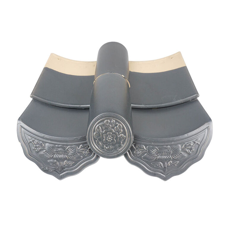 Chinese Traditional Grey Glazed Ceramic Roof Tiles Factory Direct Clay Tiles for Japanese Chinese Pagoda Temple Roof